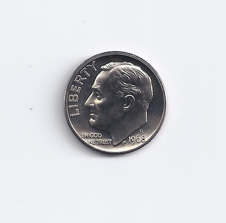 1968-S  PROOF DIME