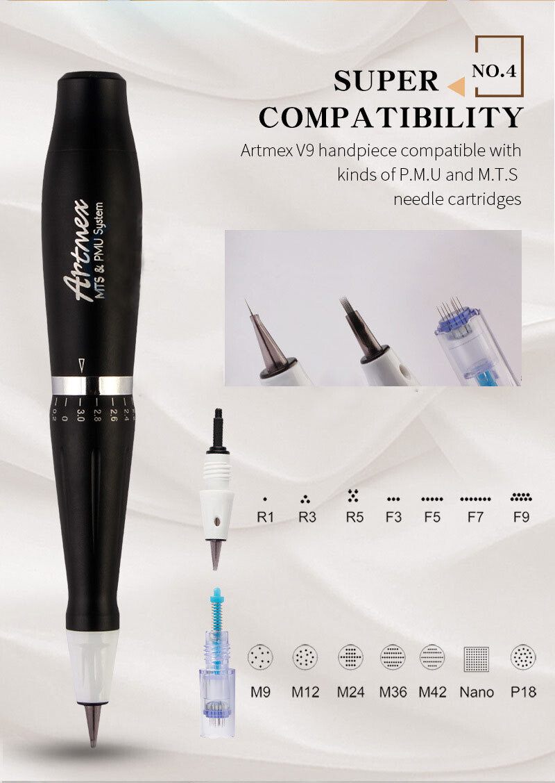 Permanent Makeup Machine Rotary Tattoo Machine Kit for Doing Permanent Eyebrows
