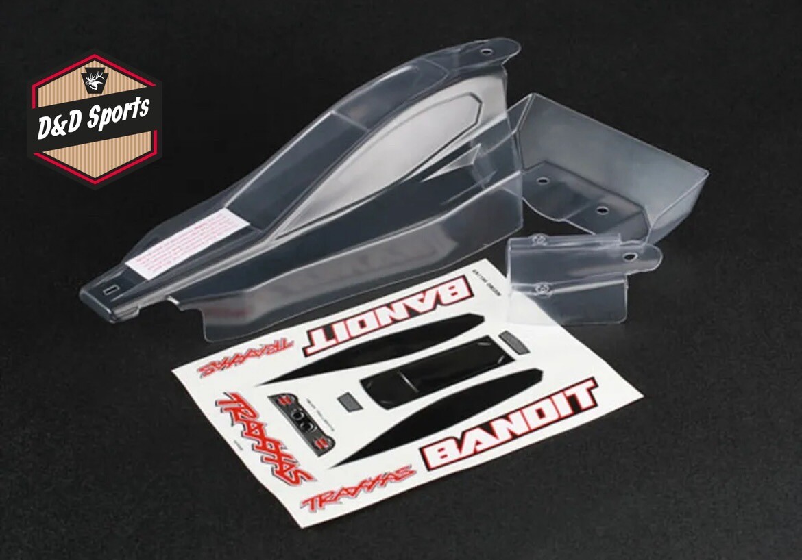 Traxxas 2417 - Bandit Pre-Cut Body, Clear