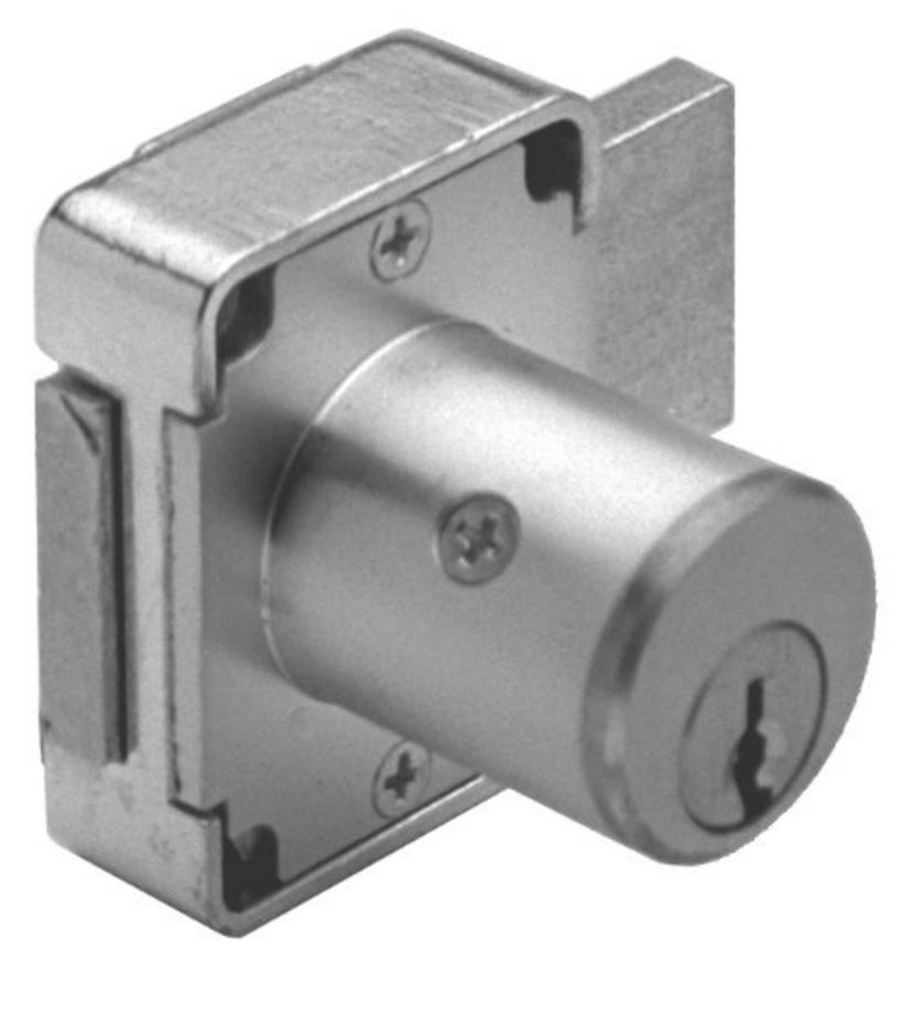 Olympus Lock 100DR Deadbolt Cabinet Door Key Lock Keyway Satin Chrome Plated