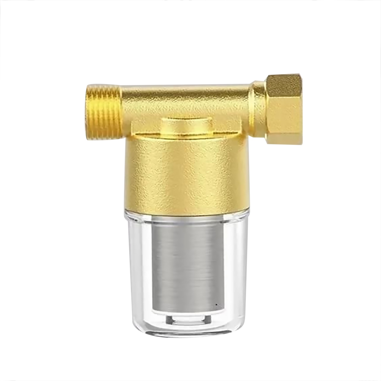 Brass Sediment Filter for Water Heater 40 Micron Brass Body 1/2 3/4 Inch Meshes