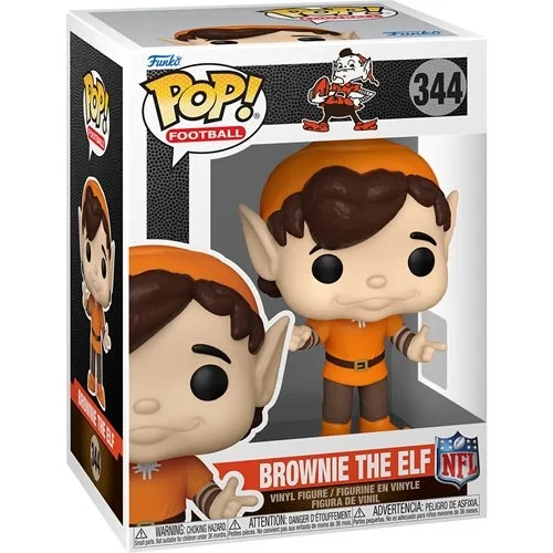 Funko POP! Brownie the Elf Cleveland Browns Retro Mascot Figure 344 + Protector