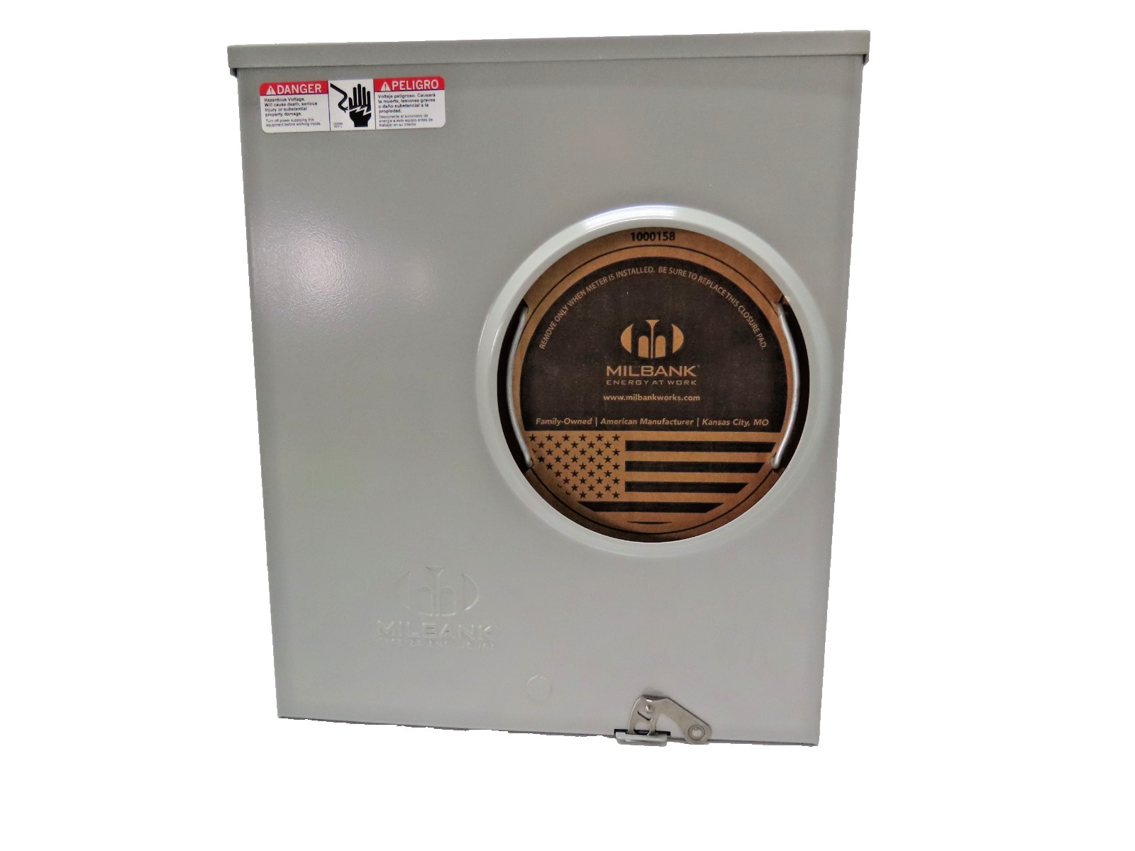 MILBANK U1980-O-KK-BL Meter Box 200 Amp 4T RL SWY-KK