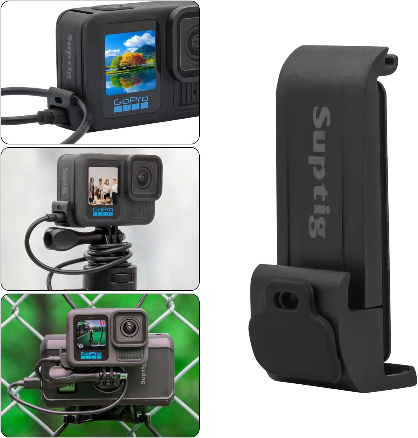 Upgraded Battery Door Cover, Replacement Side Door for Gopro Hero 13 Hero 12 ...
