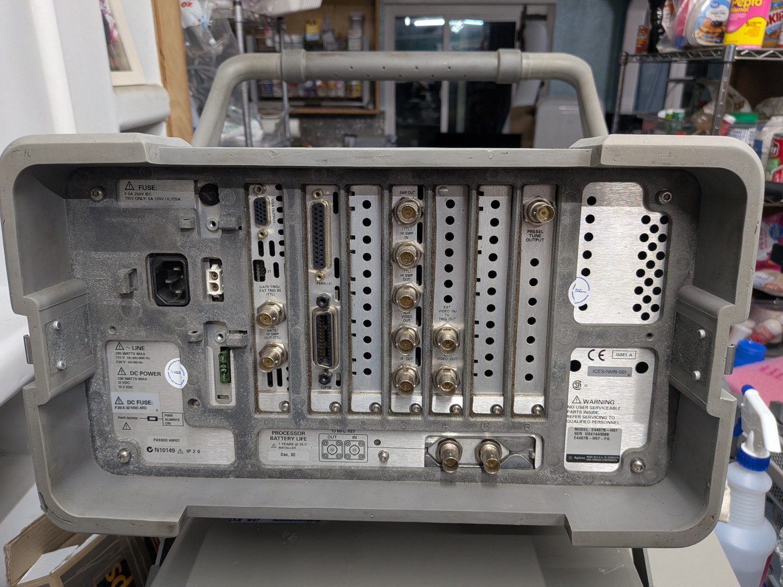 👍Agilent HP Keysight E4407B Spectrum Analyzer 26.9 GHz Loaded Opts! Cal+DATA👍