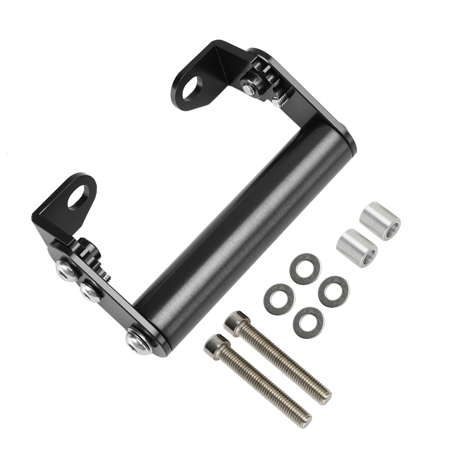 Gps Extension Bracket Phone Bracket 22Mm Universal Black For Motorbike Moto #3