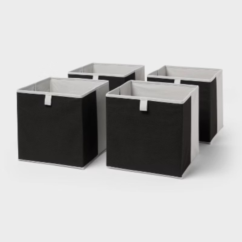 11" Dual 4pk Fabric Bin