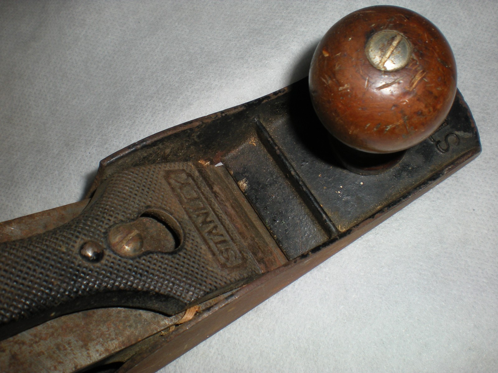 Vintage Stanley Wood Working Plane Block 11.5” Long HAS RUST