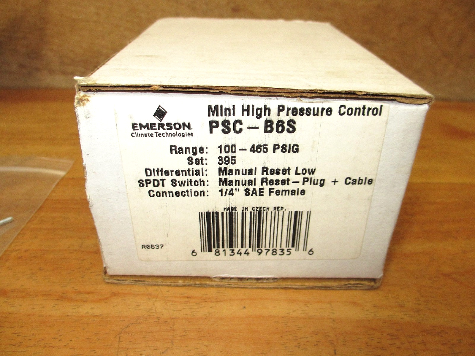 Emerson PSC-B6S *NEW* Mini High Pressure Control