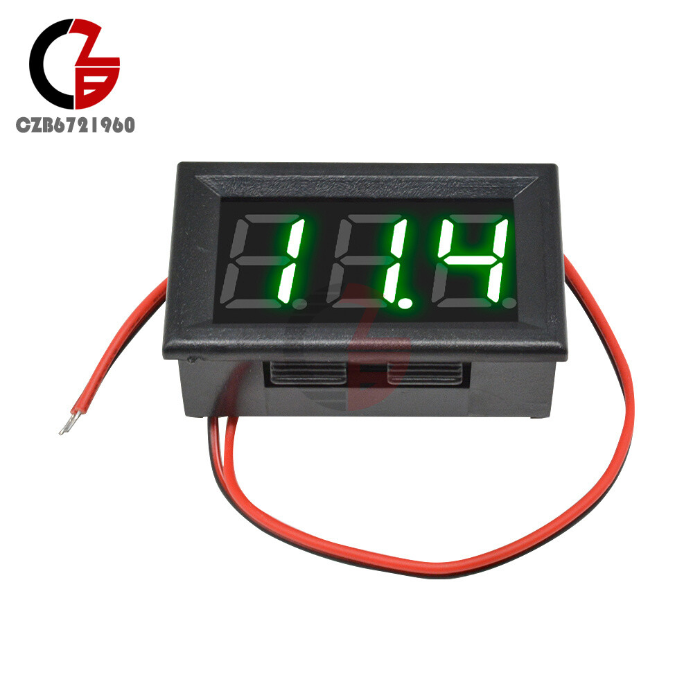 AC 70-500V Voltmeter 0.56" Inch Mini Digital Green LED Voltage Panel Volt Meter