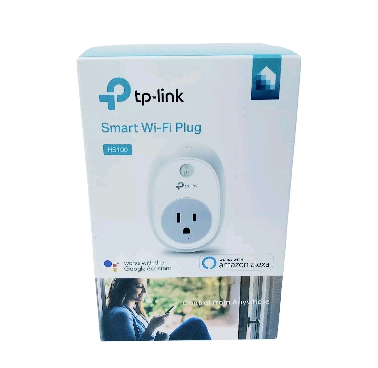 TP Link Wireless Smart WiFi Plug HS100 for Alexa and Google Assistant New Sealed