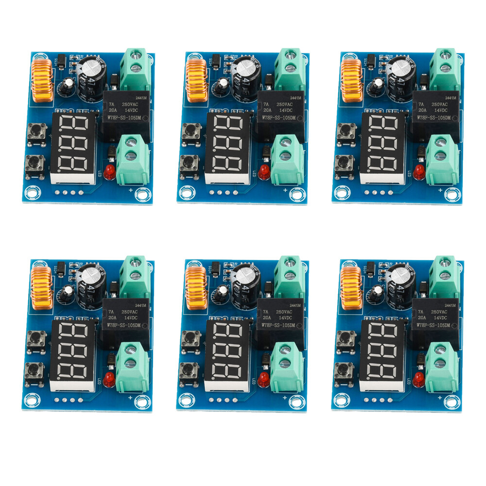 6PCS XH-M609 DC Voltage Protection Module Low Voltage Disconnect Switch Cut off