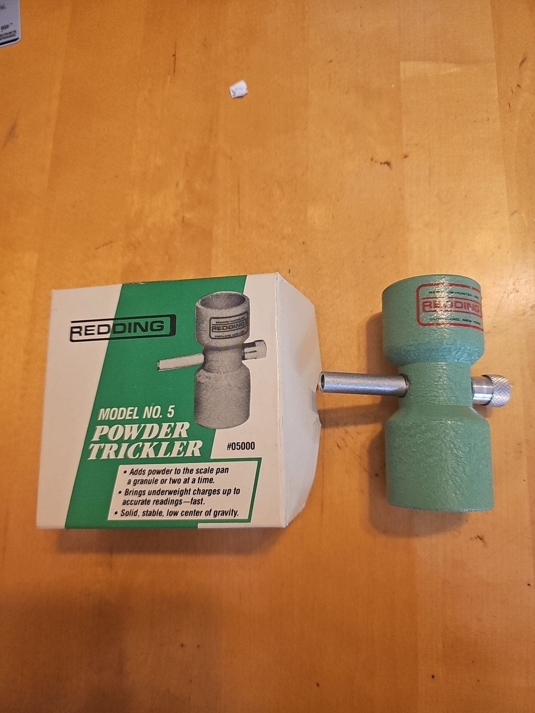 REDDING RELOADING EQUIPMENT Model No. 5 Powder Trickler #05000