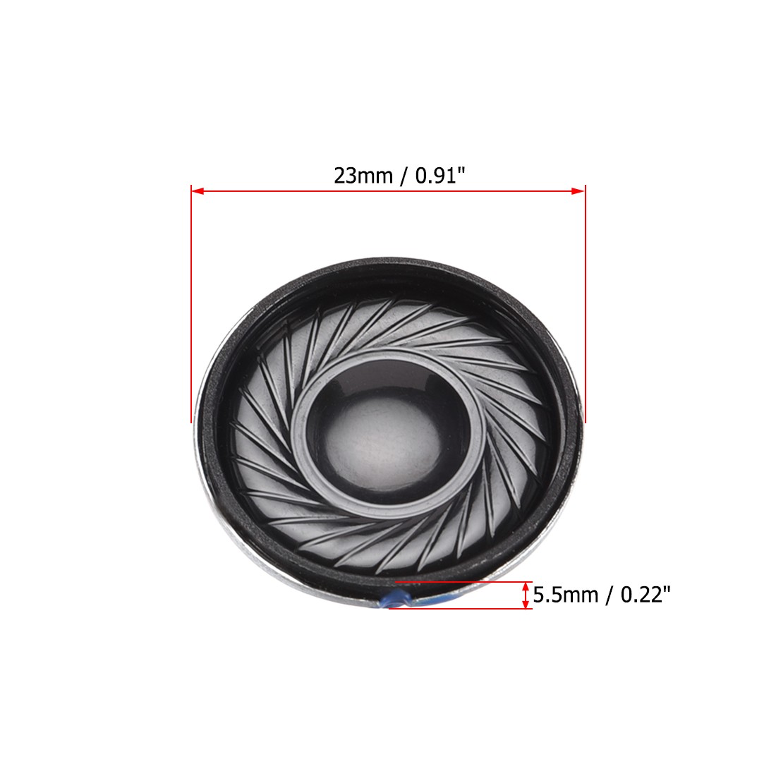 4 Pack 2W 8 Ohm Micro Internal Speaker Magnet Loudspeaker 23mm Dia