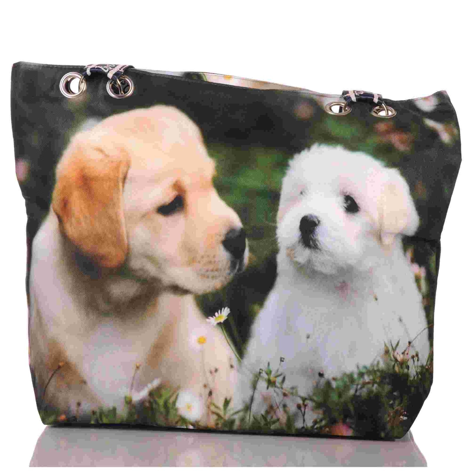 Beach Pool Summer Leisure Holiday Bag Dog Pattern Zipper 30734