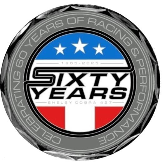 Carroll Shelby Signature 60 Years Collectable Coin - #98 427 Cobra - 1965-2025