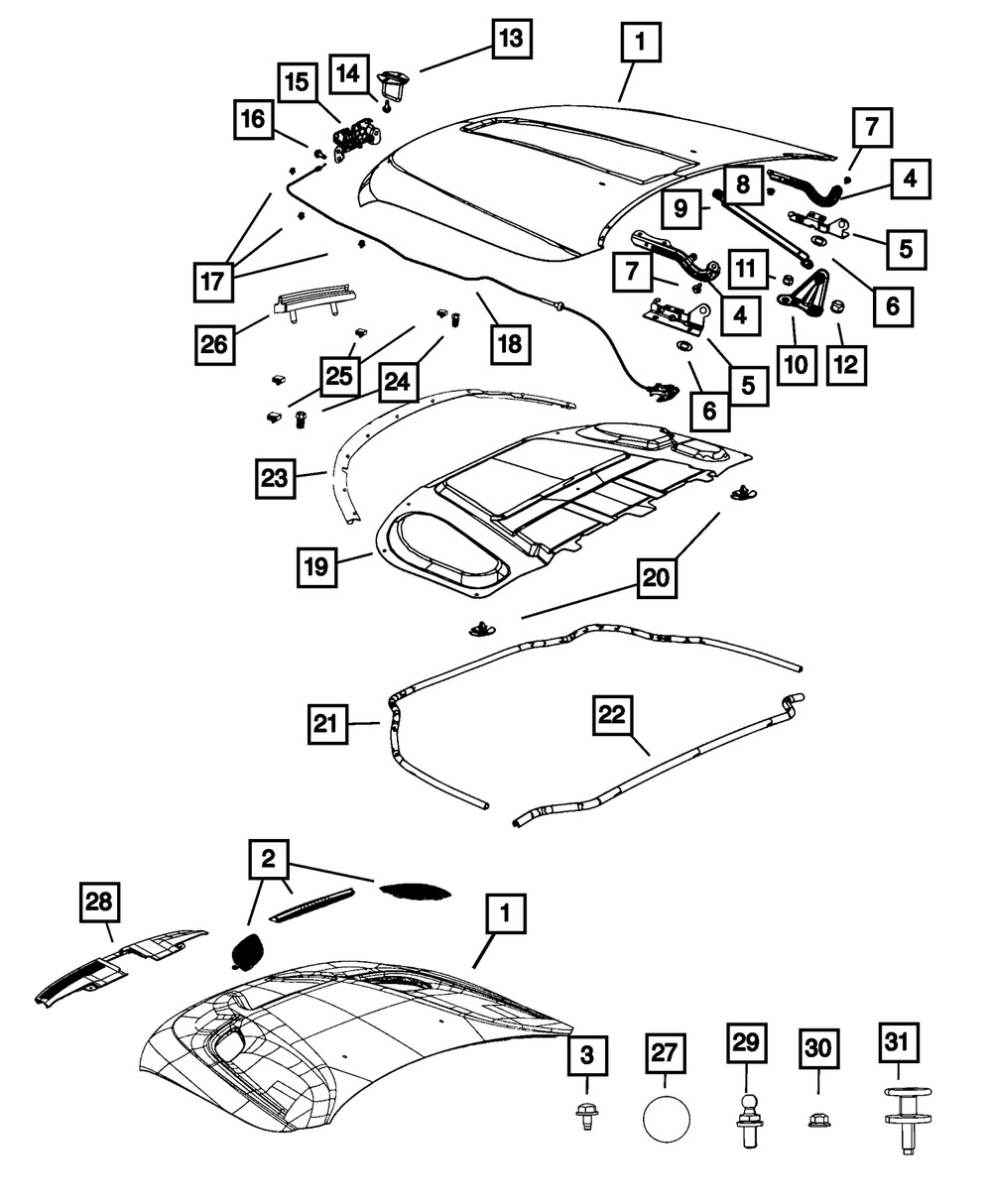 Genuine Mopar Stud 6509474AA