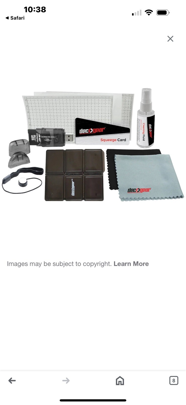 General Brand Memory Card Reader, Card Wallet, Mini Tripod, and More