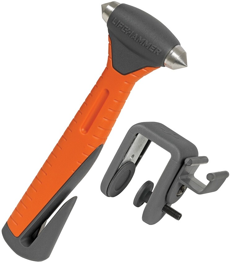 LifeHammer Safety Hammer Plus Stainless Steel Construction Polypropylene Handle