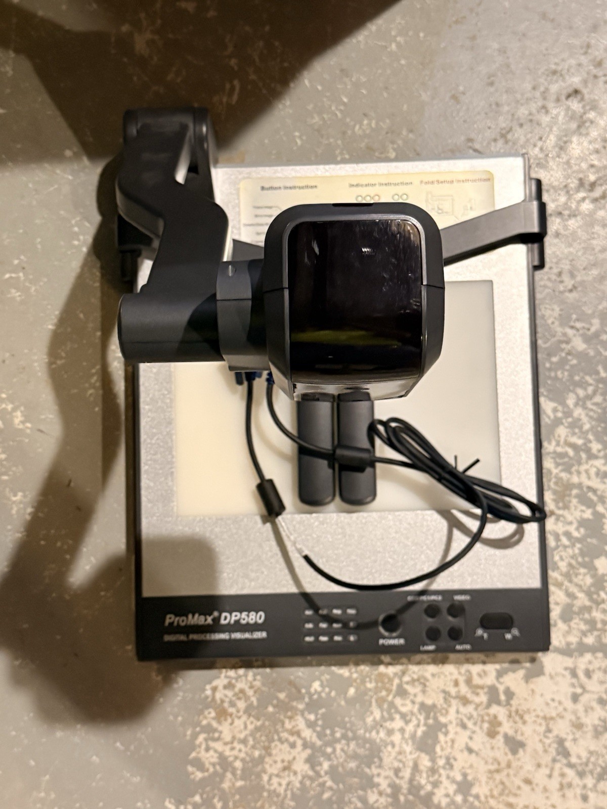 ProMax DP580 Digital Processing Visualizer Document Camera MPN DP580