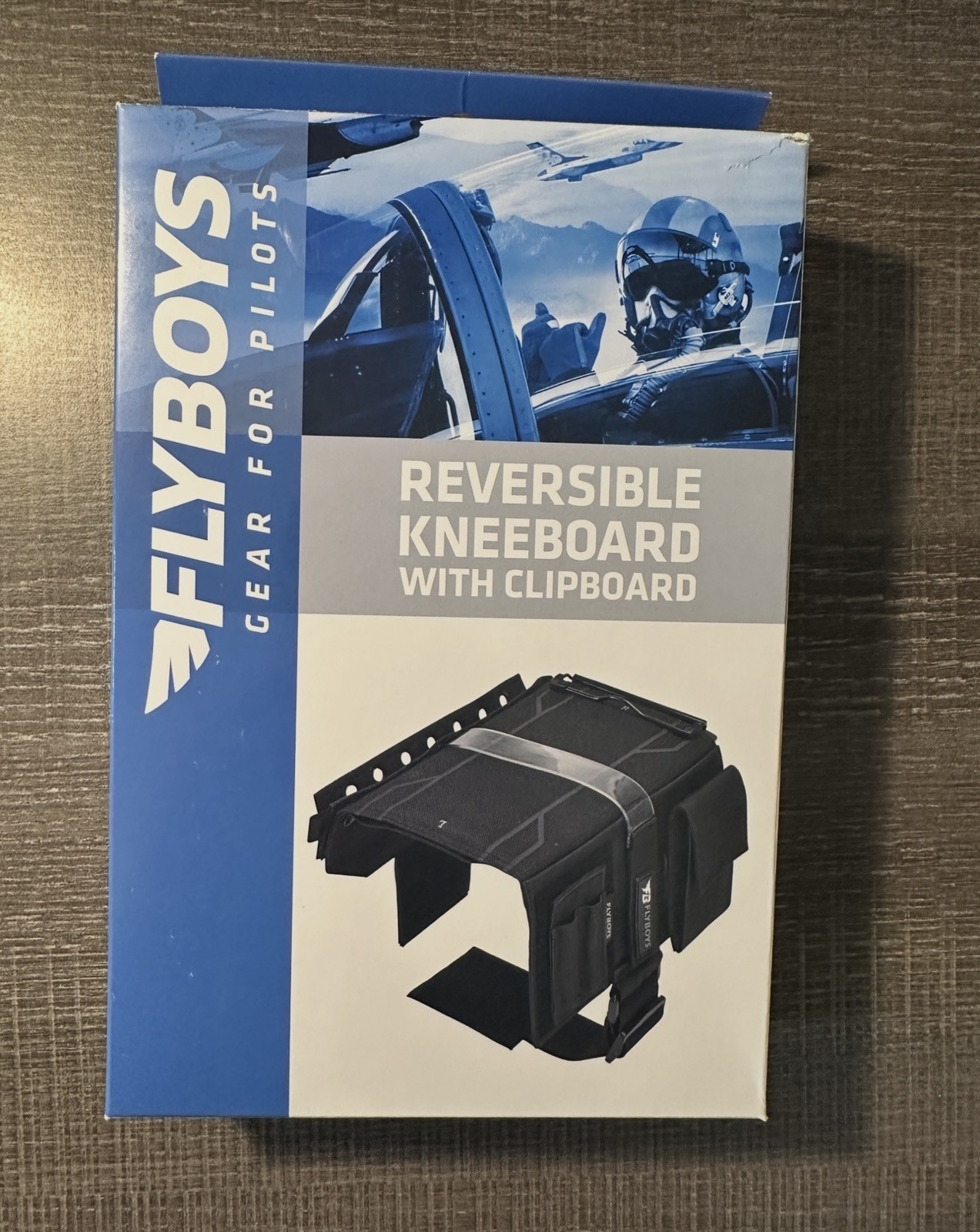 Flyboys Deluxe Reversible Kneeboard w/ Clipboard (incl. accessories)