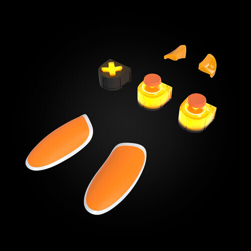 Thrustmaster eSwap X Pack LED Crystal Orange - Compatible with XBOX Series X|S,
