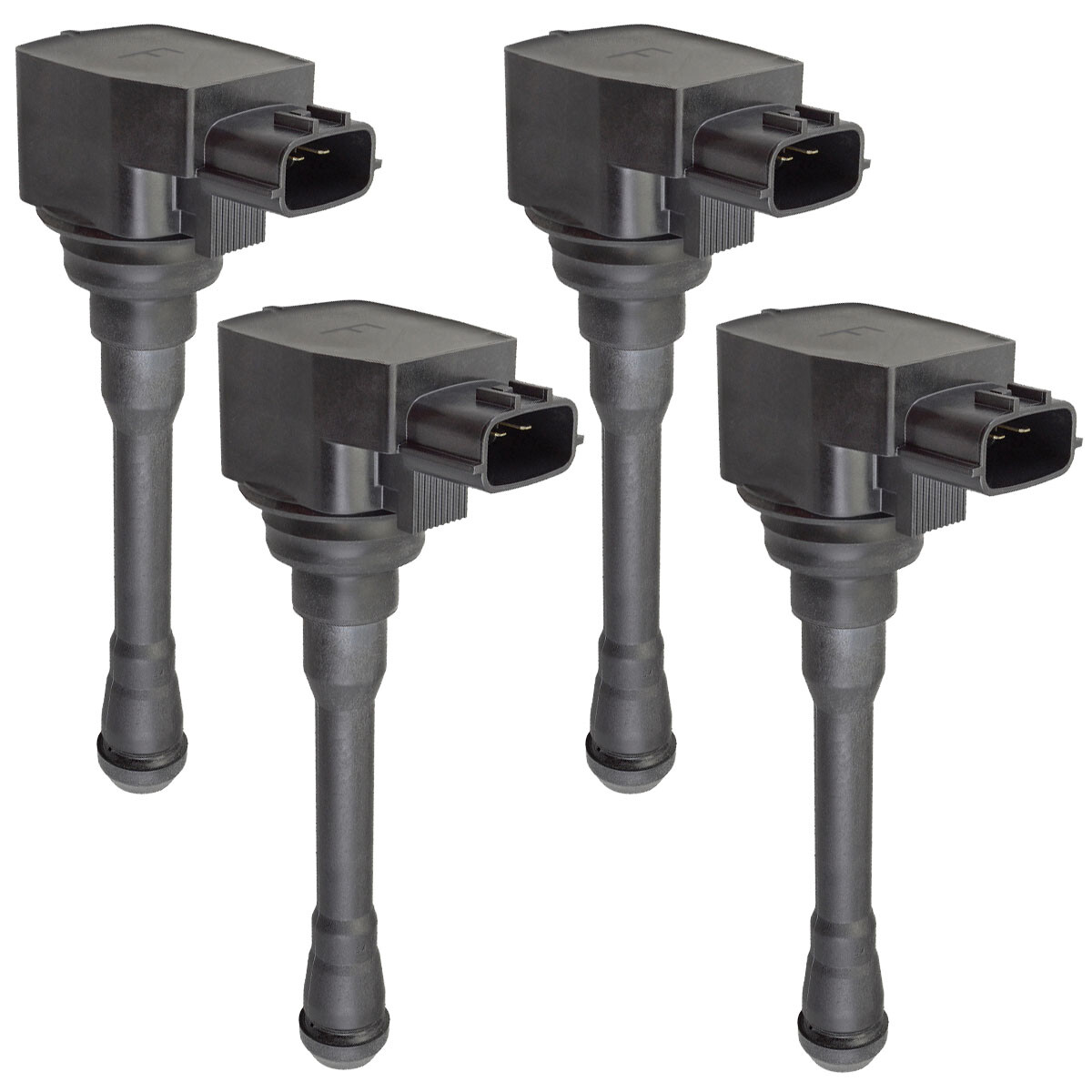 Hitachi OEM Set of 4 Rear Cylinders Ignition Coils for Nissan Titan XD 5.6L V8