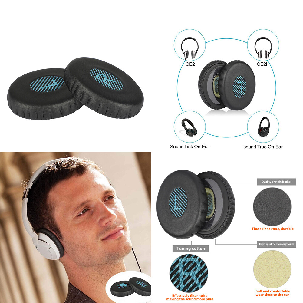 US 2 Pairs Ear Pads Cushion Replacement for BOSE OE2 OE2i Noise Isolation Foam
