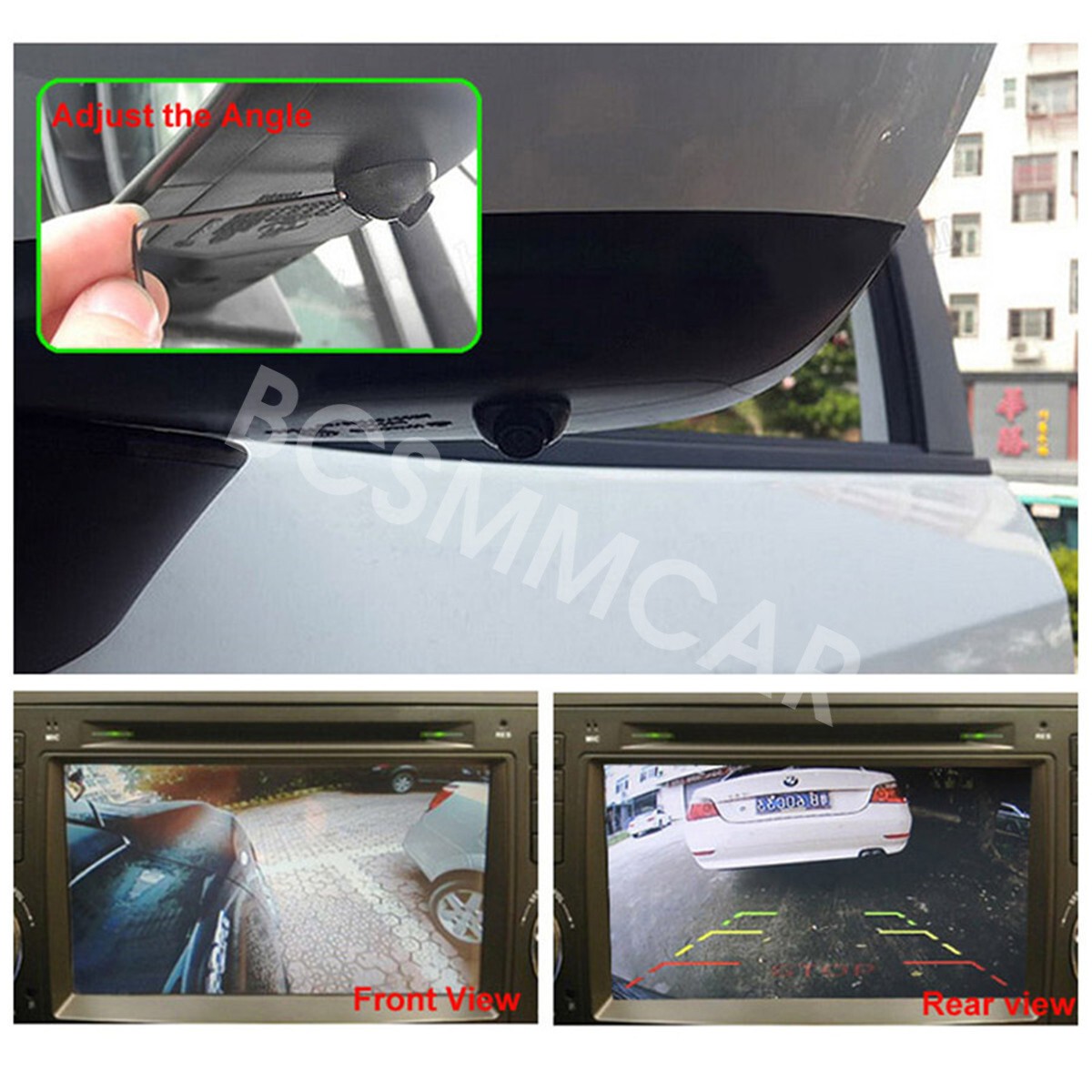 Car HD Backup Camera Reverse Parking Cam Left Right Rear Front View 360 Degree