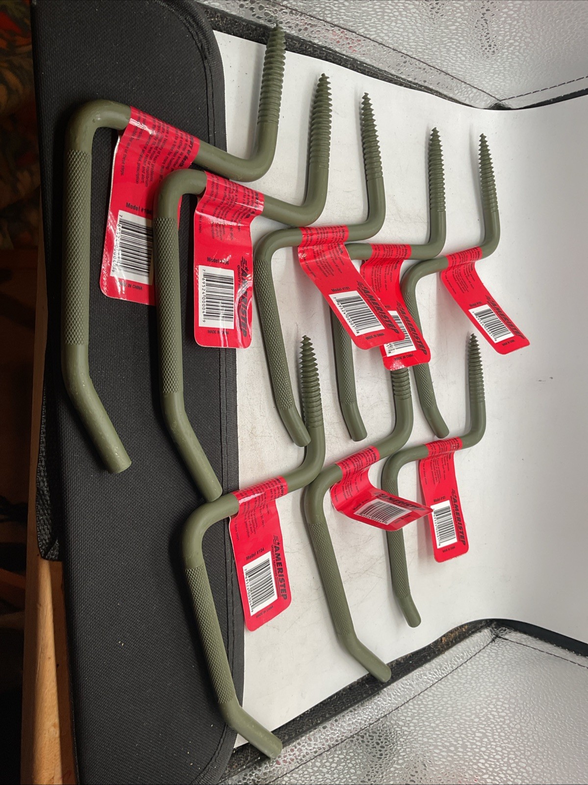 Ameristep - Lot Of 8 Model #101 Step-up Tree Step Climbing Tree Stand Steps