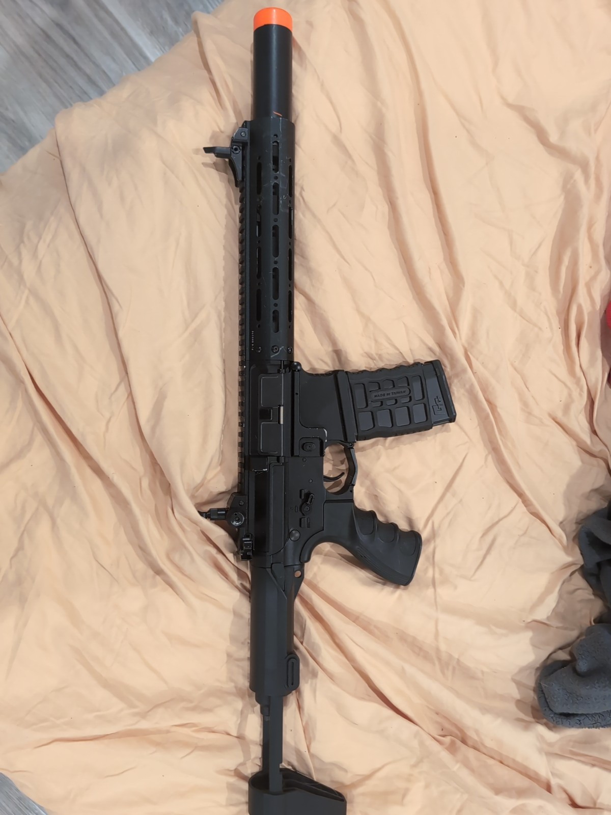 G&G Combat Machine PDW15 CQB M4 Carbine Full Metal AEG Airsoft Rifle (Black)