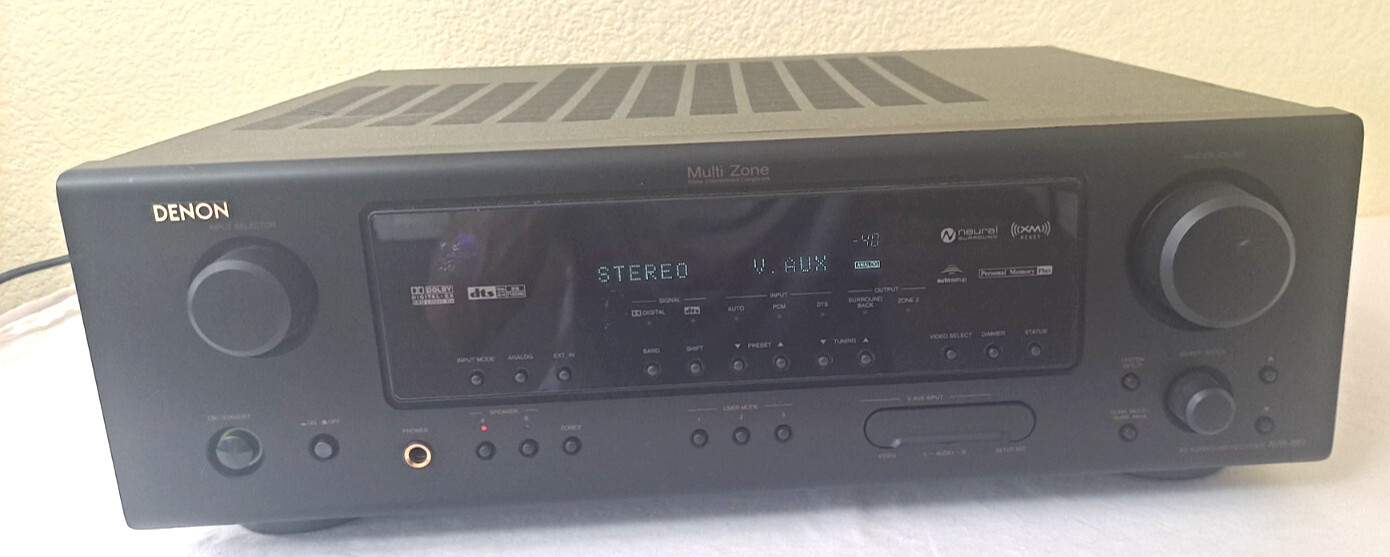 DENON AVR-687 Home Theater AV Surround Receiver 7.1 Ch Multi Zone 770 Watt
