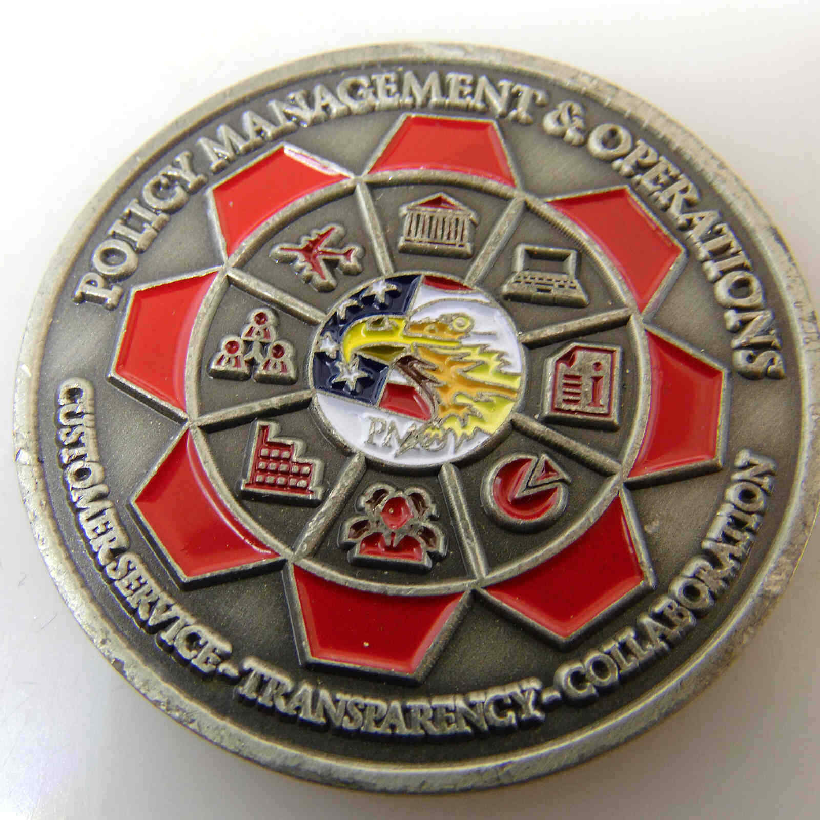 UNITED STATES DEPARTMENT OF DEFENSE POLICY MANAGEMENT OPERATIONS CHALLENGE COIN