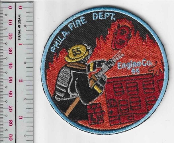 US Fire Department Engine 55 Co. Philadelphia Fire Department NO TARIFF