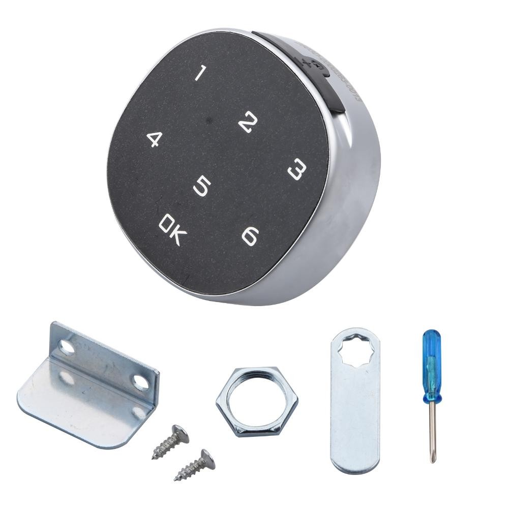 Zinc Alloy Touch Screen Electronic Password Lock Security Lock Cabinet Digital G