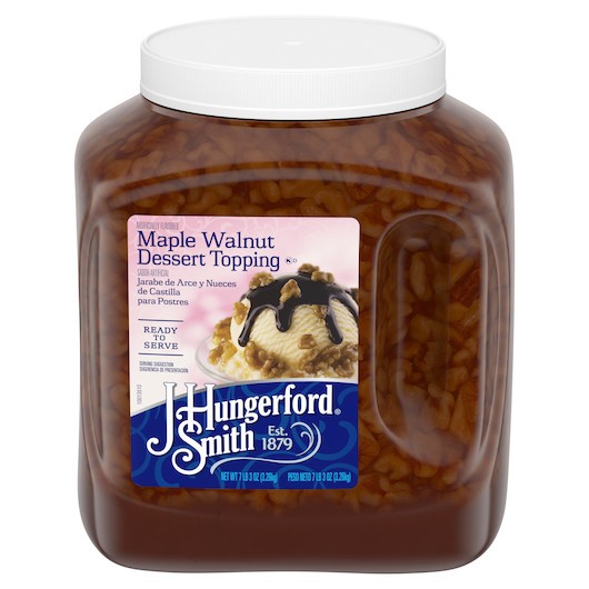 Jhs Walnut Sundae Topping, 115 Ounce, 3 Per Case