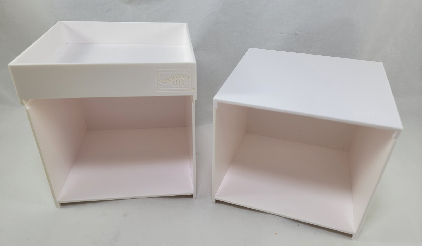 Stampin' Up! Storage Lot Stacking Trays Open Cube, Topper & Lid