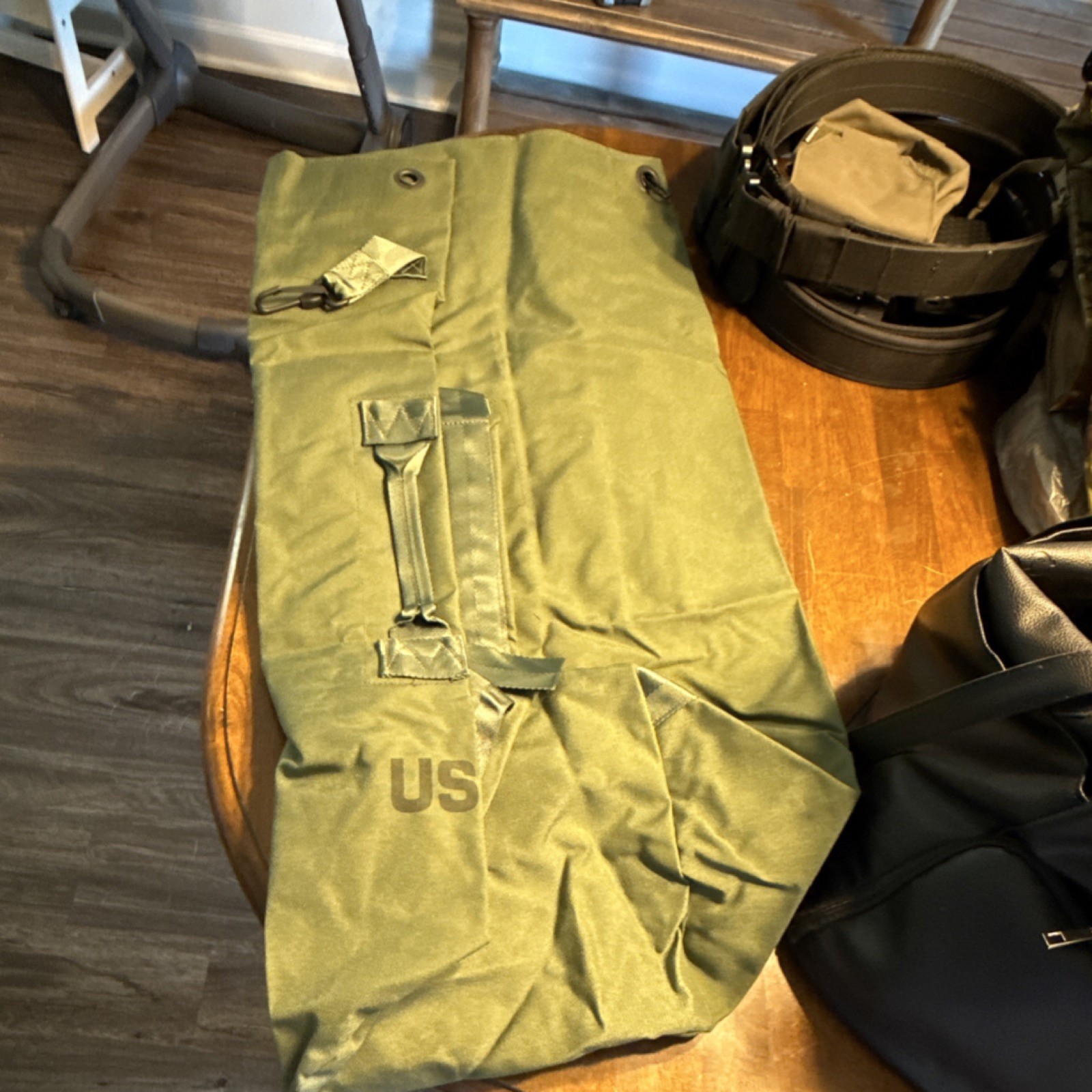 US Military Duffel Bag Olive Green NSN 8469-01-117-8699 Militaria Original