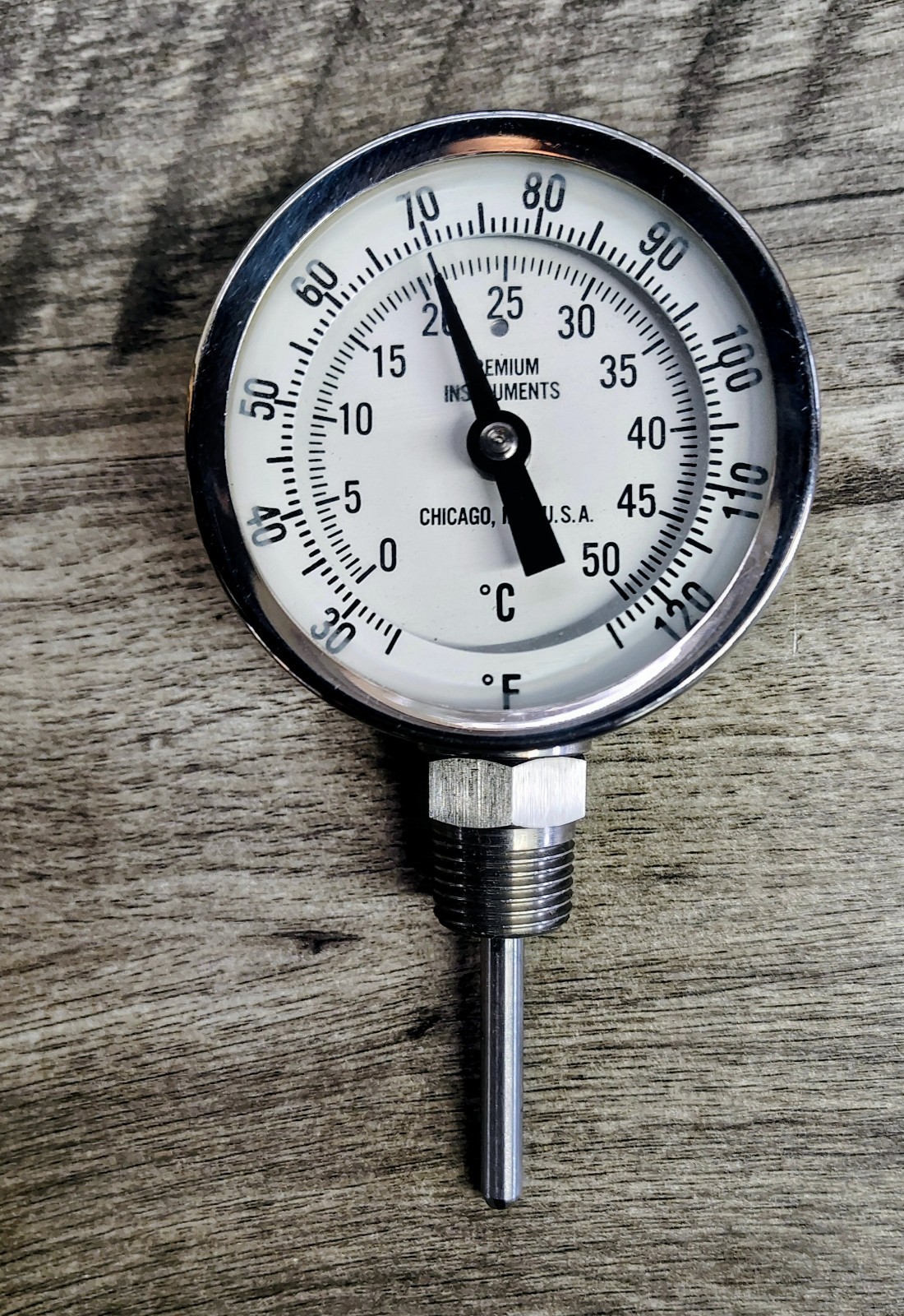 BC350R PREMIUM INSTRUMENTS THERMOMETER  25-125 DEGREE 1/2NPT