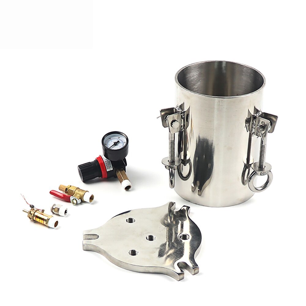 304 Stainless Steel Dispenser Pressure Tank Pressure Barrel Dispensing Valve 2L