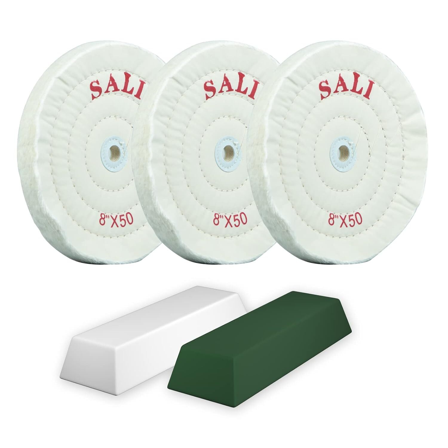 Buffing Polishing Wheel 8 inch for Bench Grinder/Bench Buffer 5/8 inch
