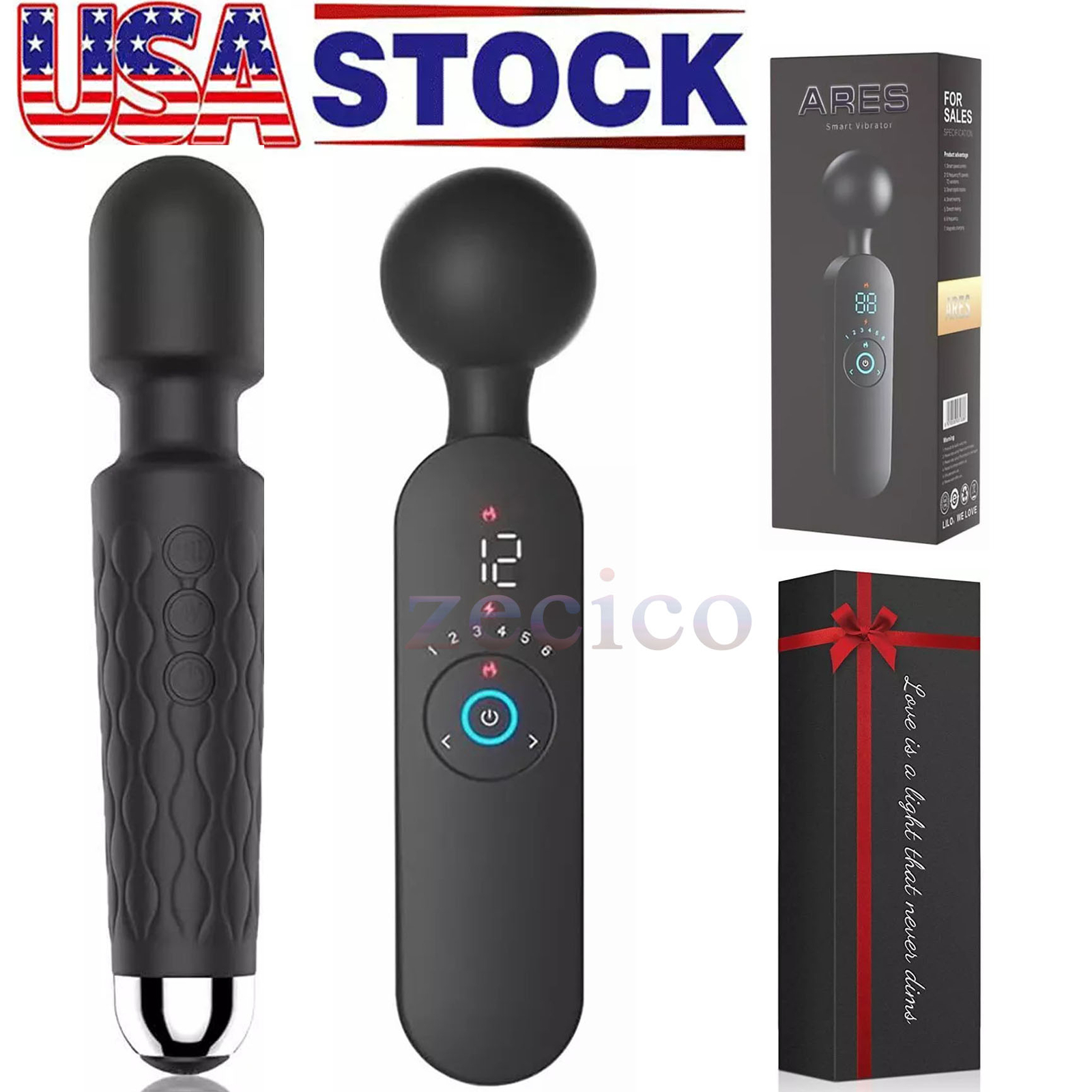 Multi-Speed Vibrator Wand Body Personal Massage for Women Powerful Vibrating New