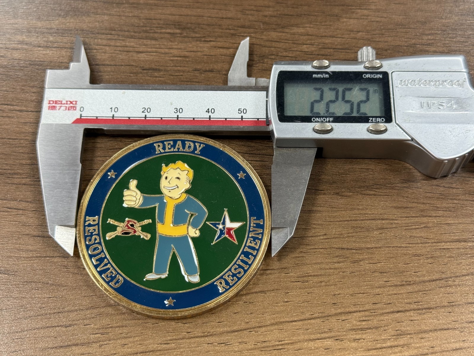 Fallout Vault Boy Critical Infrastructure Challenge Coin 1#16
