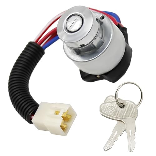 Ignition Key Switch, Replacement for Kubota Tractor L2501 L2600 L2800 L3000