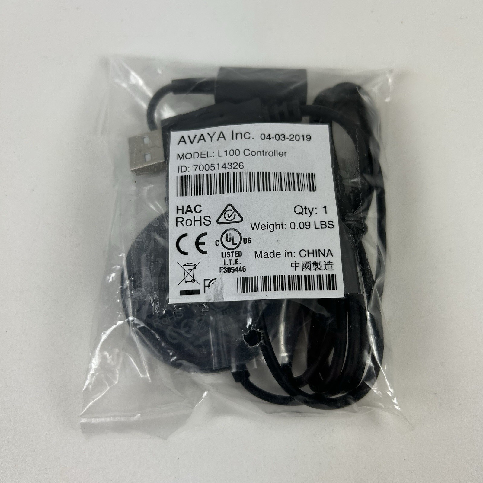 Lot of 8 - Avaya L100 Controller Quick Connect QC To USB Cable for L129 L139