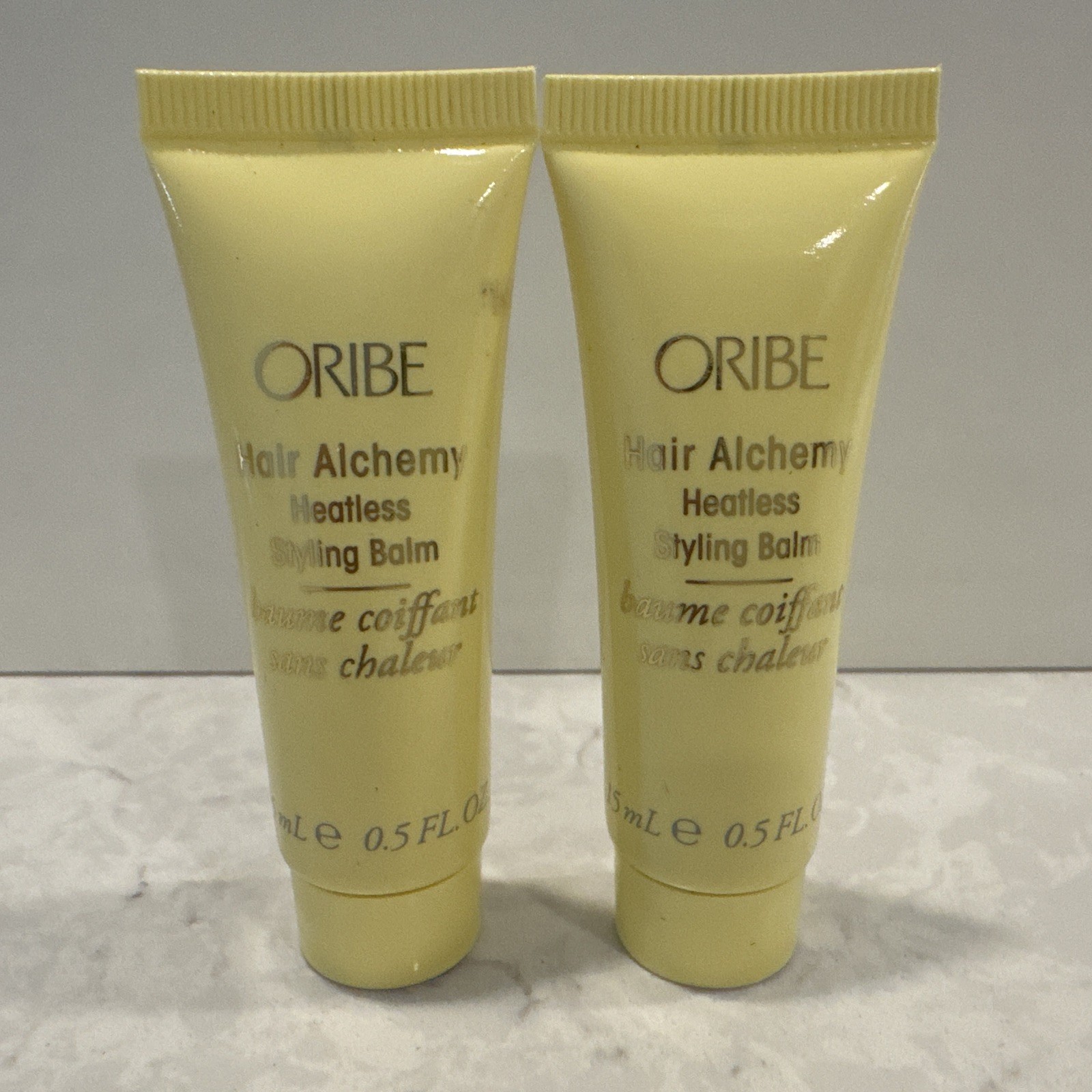 2 x Oribe Hair Alchemy Heatless Styling Balm Unisex 0.5oz/15ml travel size