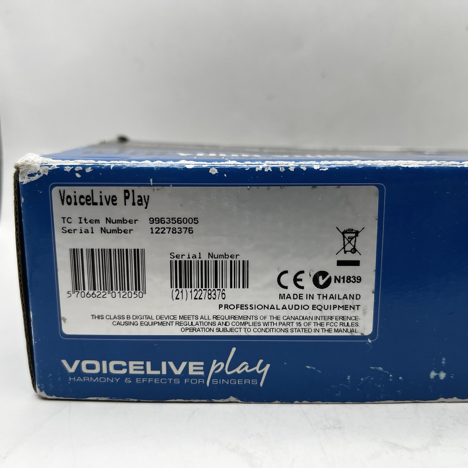 TC-Helicon VoiceLive Play Harmony & Vocal Effects Processor For Singers