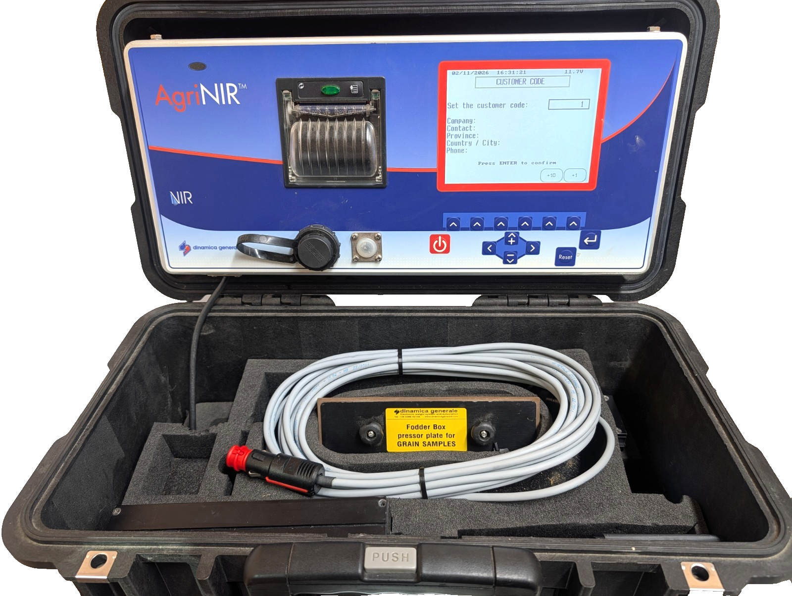 Dinamica Generale AgriNIR Analyzer Portable NIR Grain Feed Forage Tester