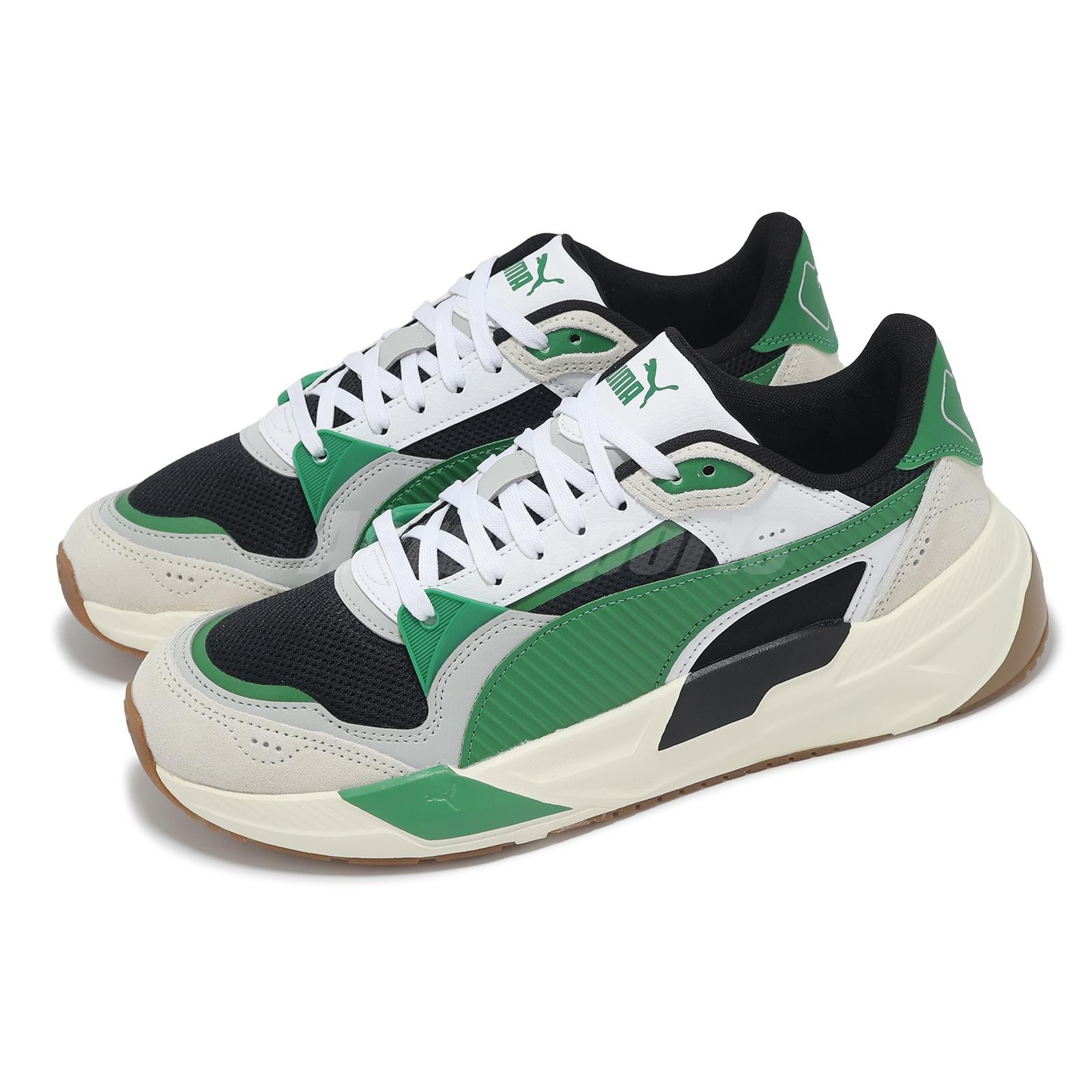 Puma Trinity 2 Black Archive Green White Men Lifestyle Casual Shoes 400230-03