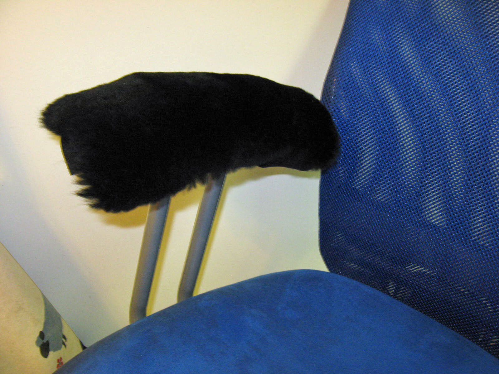 PAIR Australian Merino Sheepskin 10" Long ARMREST Pads for Office & Wheelchairs